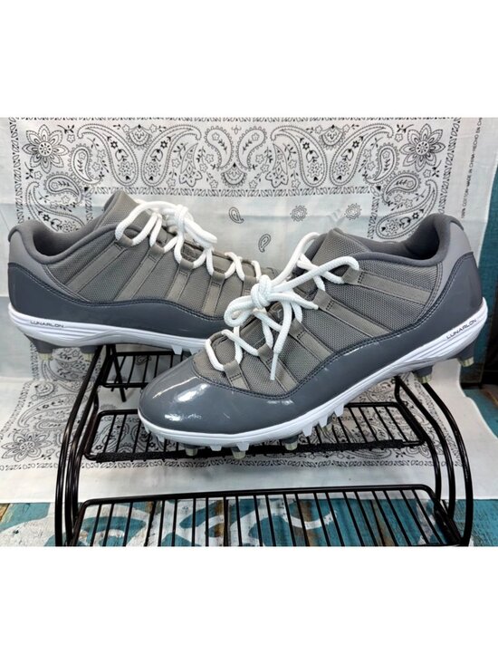 Nike Air Jordan 11 Retro Low TD Football Cleats Cool Wolf Grey AO1560-003 Men 12 main image 11